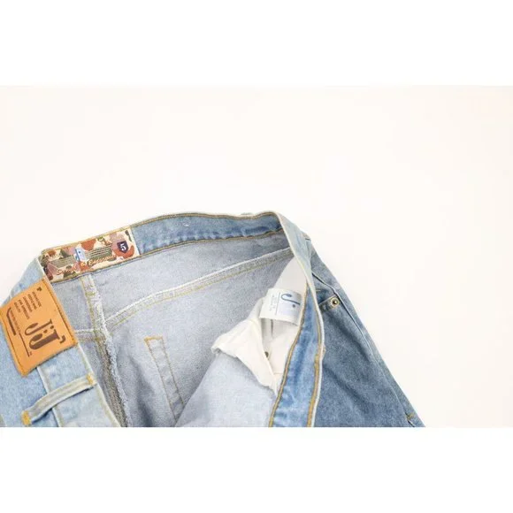 NOS Vintage 90s Streetwear Mens 36x34 Baggy Loose Fit Denim Jeans Blue Cotton